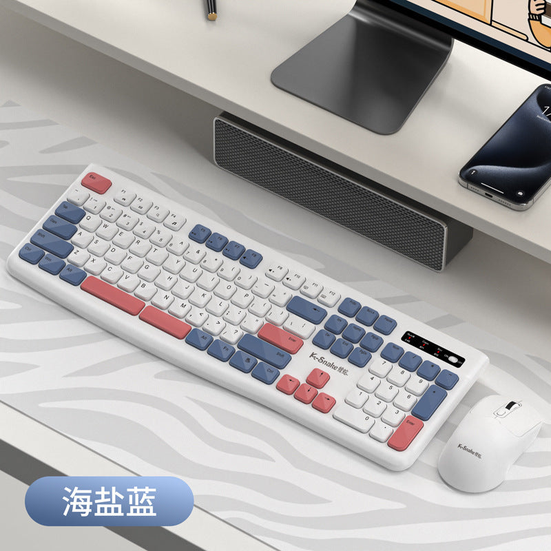 Viper wk900 wireless keyboard and mouse office business suit desktop computer notebook universal for boys and girls