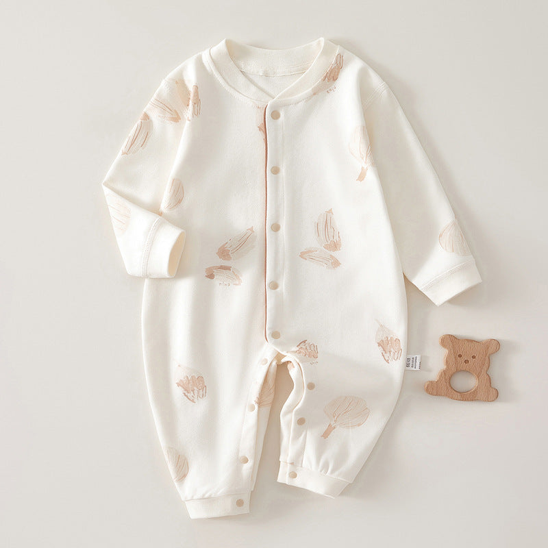 Babibele baby onesies newborn clothes pure cotton pajamas long sleeve loungewear infant boys and girls toddler autumn outfit