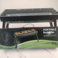 Portable folding bbq grill for outdoor use - home charcoal grill, camping bbq, mini charcoal stove