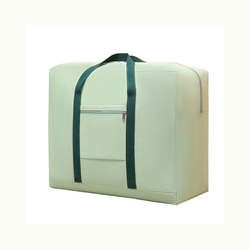 Oxford cloth cartoon moving bag can be put on trolley case clothes quilt storage bag going out travel luggage packing bag