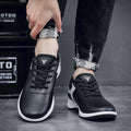 New men's handmade stitching casual shoes - trendy, versatile skate shoes - korean style fashion sneakers