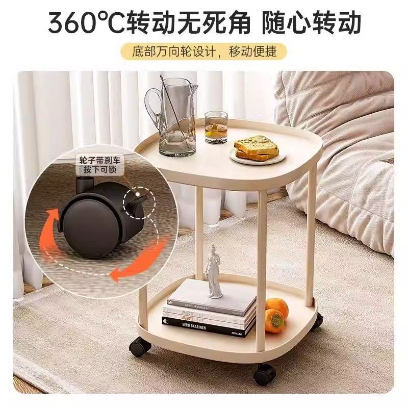 Creative bedside table alternative: small, mini, simple, modern, minimalist, movable, children's storage shelf, side table