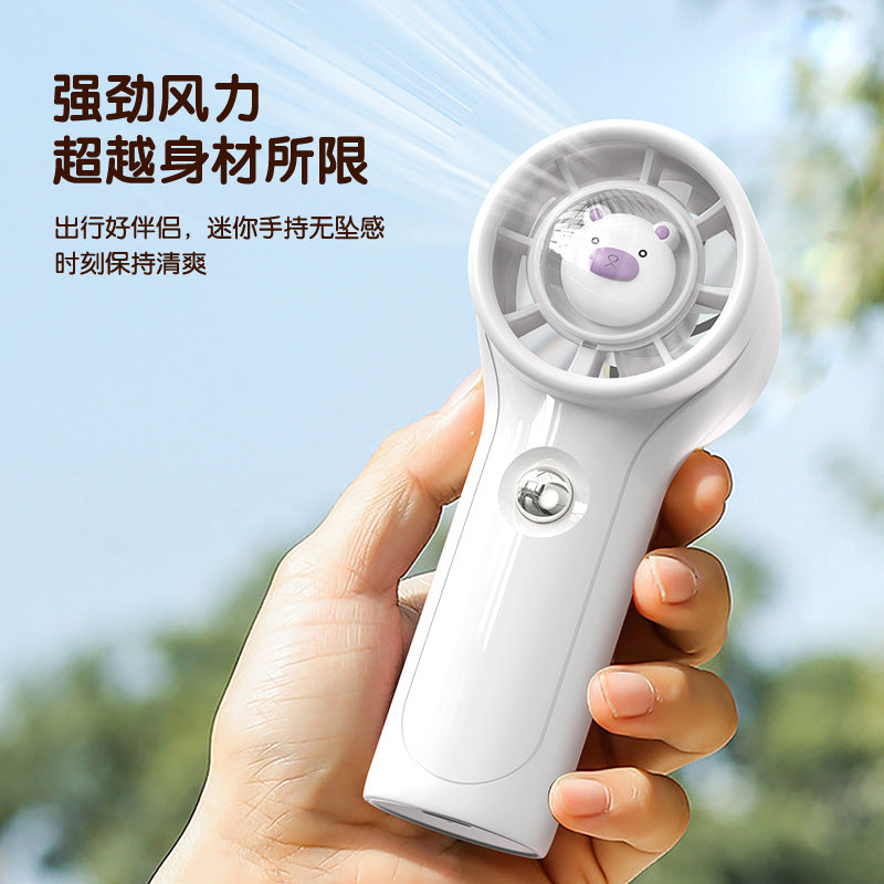 Summer new arrival: kids' usb rechargeable turbine high-speed mini handheld cute pet pocket fan - wholesale from just one piece!