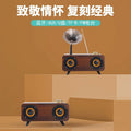 Retro bluetooth speaker, high-fidelity home audio system, bedside bluetooth speaker with stylish design, subwoofer ft4007