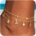 stylish trend glossy shell pearl anklet that does not fade when exposed to water, accessible luxuryclassy gift