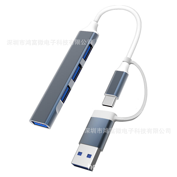 2-In-1 docking station typec HUB multi-function docking station, computer splitter USB expander