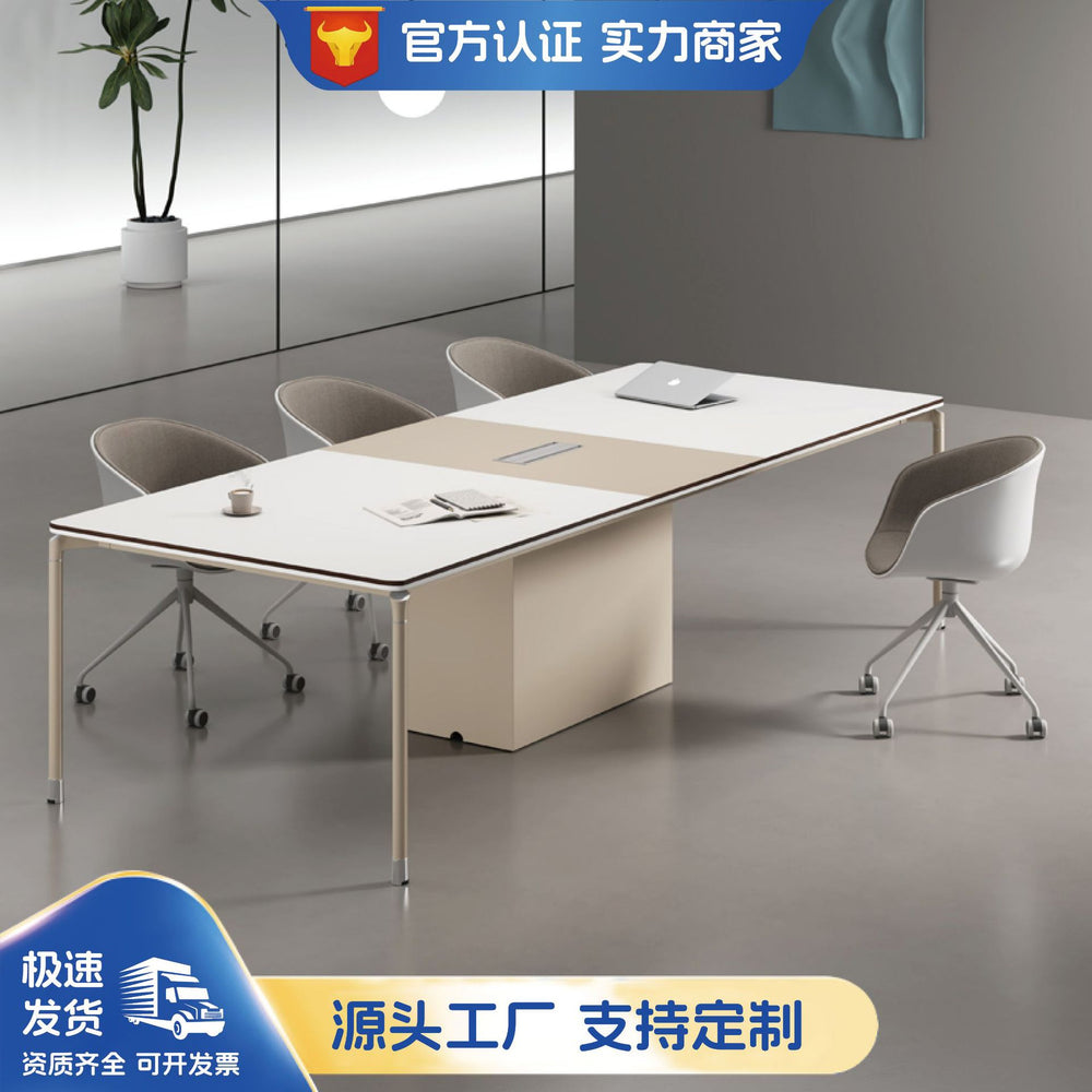 Custom table conference table long table minimalist modern creative training table small and large conference room negotiation table and chair set