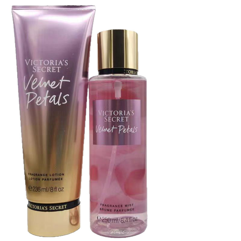 Victoria's secret long-lasting fragrance moisturizing body mist, fresh scent, 236ml + 250ml skincare set