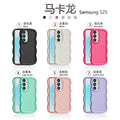 Suitable for three-star s24 cartoon tpu wavy edge 23 mobile phone case hot diy material sam star s25 mobile phone case