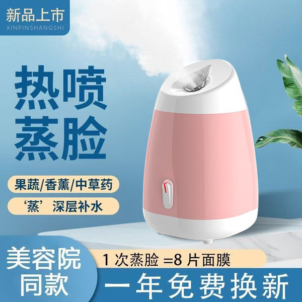 Hot Spray Face Steamer Hydrating Spray Apparatus Humidifier Small Household Facial Beauty Steamer Steam Fumigator