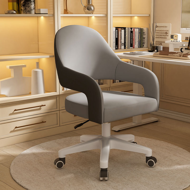 Comfortable designer adjustable height home office chair for bedroom, makeup desk, computer study, and writing desk - swivel chair