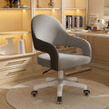Comfortable designer adjustable height home office chair for bedroom, makeup desk, computer study, and writing desk - swivel chair