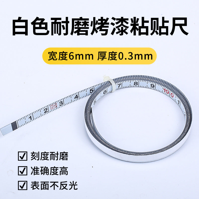 6Mm sticky scale strip sticker scale sticker scale sticker size ruler ruler desktop table saw adhesive ruler strip