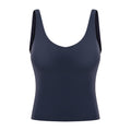 Spring/summer v-neck long yoga tank top for women - u-back, skin-friendly, nude feel, slimming yoga top dt039