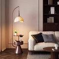Fei shi desk living room for homenew arrivalsmall apartment bauhaus solid wood round small tea table floor lamp fei shi medium