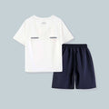 【ice silk quick-dry】new summer men's and women's sporty quick-dry perforated breathable t-shirt and shorts set
