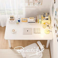 Computer desk desktop desk student for home writing office desk simple rental house desk large white table dressing table metal