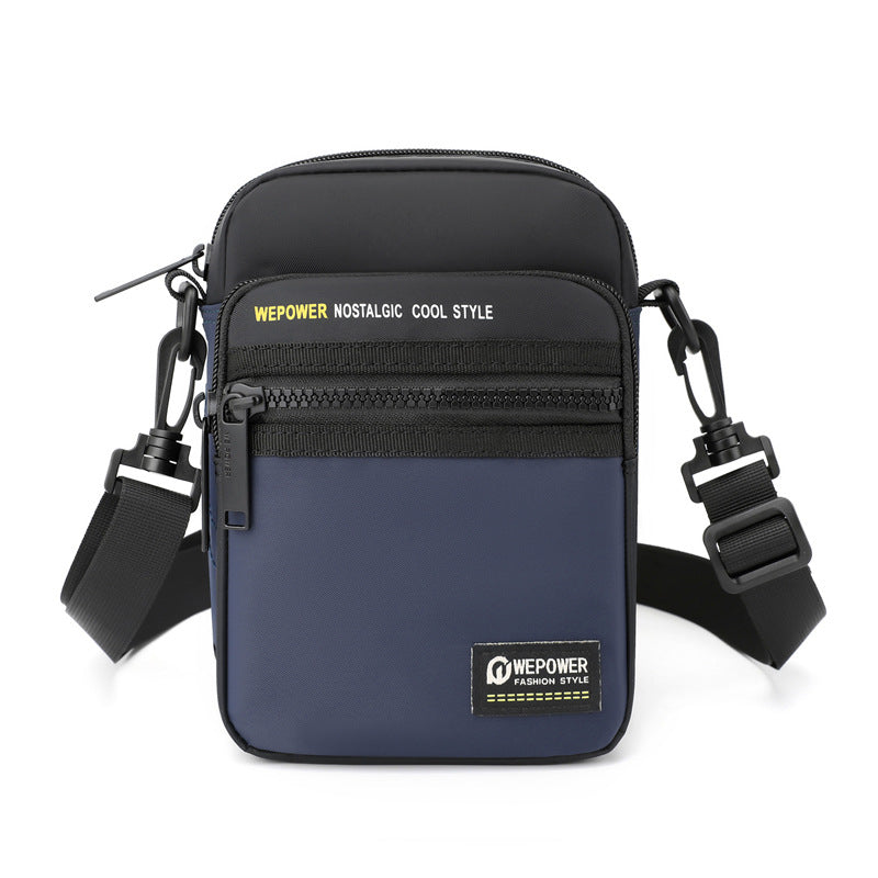 New Men's Casual Crossbody Bag Multifunctional Outdoor Shoulder Bag Waist Bag Trendy Brand Small Satchel Wear Belt Hang Bag