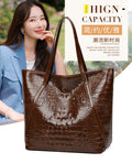 new arrival texture women's bag large capacity shoulder bag satchel bag easiest for matchfashion embossed tote bag work clothing bag