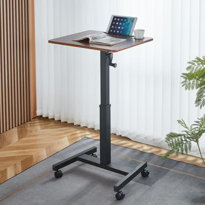 Bedside table adjustable desk pulley adjustable table computer desk adjustable workbench movable bracket office adjustable table