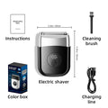 new reciprocating electric shaver for men, full body washable, triple blade head, rechargeable razor, beard trimmer