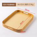 Extra large rounded corners with rattan bottom