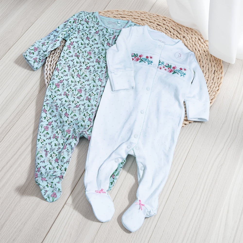Original export overstock: baby girl's all-season long-sleeve romper - infant bodysuit, baby onesie, toddler jumpsuit