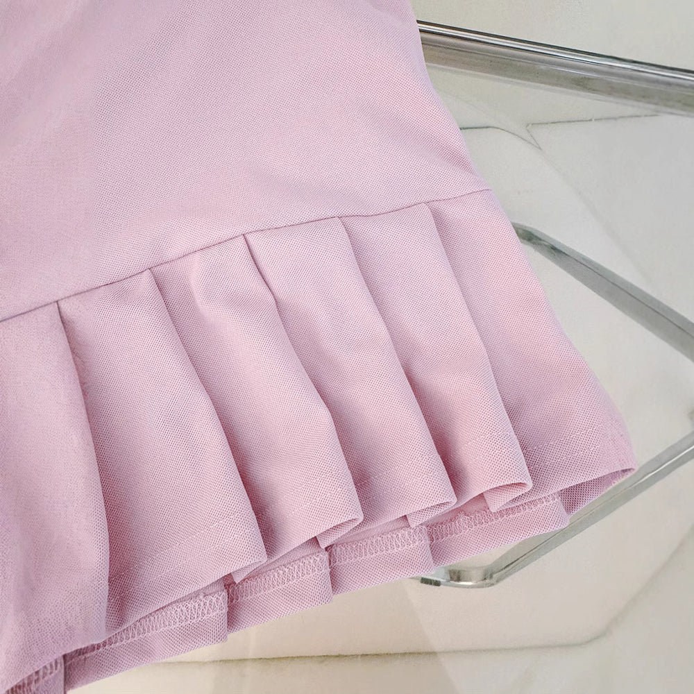 Girls' dress  new korean style children's polo dress casual chic fashionable sweet girl's skirt