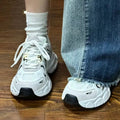 Dad shoes women's 2026new arrivalsummer thin women's shoes easiest for matchthick solebest sellingwhite shoescasual sneakers