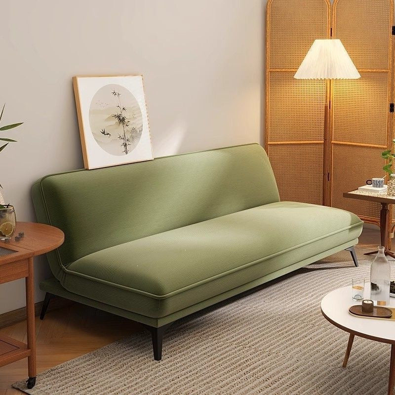 Sofa foldable bed office living room dual-purpose corduroy small apartment lazy sofa economical simple small sofa