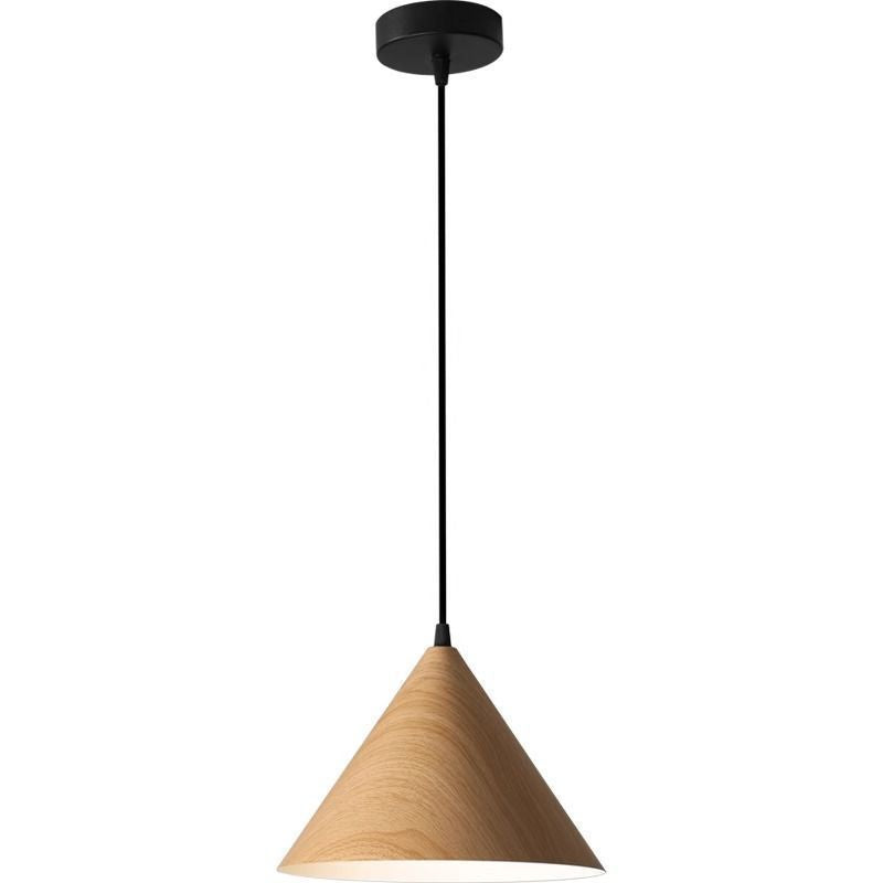 Nordic restaurant pendant light, creative walnut wood bedroom bedside lamp, kitchen bar table lamp, retro small pendant light