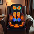 Cervical spine massager multifunctional neck back waist leg massager vibration hot compress kneading massage pad