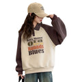 Girls' sweatshirt  new kids' spring/autumn fashionable polo collar top, loose casual children's clothing top for mid-to-large children