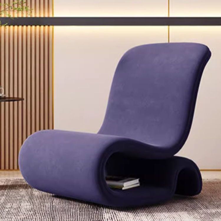 Accessible luxury italian casual design art modern single lazy sofa chair normcore creative casual shaped chair