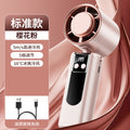 new ice-cooling high-speed fan, semiconductor refrigeration handheld fan, portable rechargeable foldable mini fan