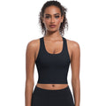 European and american sexy criss-cross back yoga bra - push-up, one-piece cup, quick-dry sports bra, running fitness tank top for women