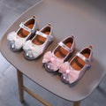 Girls' leather shoes - spring/autumn collection, new summer styles, soft sole children's shoes, spring/summer new arrivals with bow detail