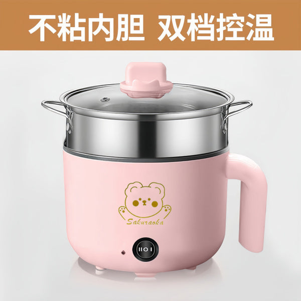 Electric fryer original multi-functional cooking electric cooking pot electric wok steaming and frying non-stick large electric hot pot factory direct sales
