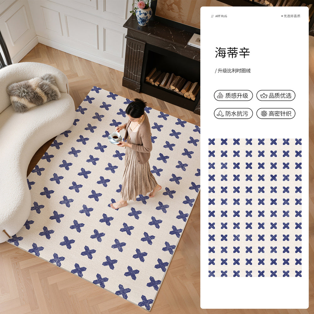 Carpet living room retroclassy sofa coffee table cushion medieval waterproof anti-fouling bedroom large area full bed blanket