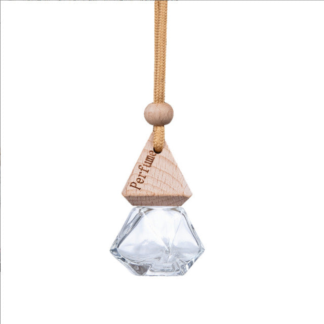 Car perfume pendant long-lasting light fragrance high-end aromatherapy pendant hanging car ornaments jewelry hanging aromatherapy bottle