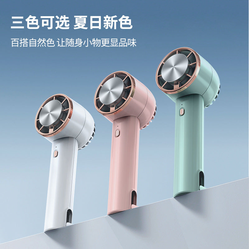New outdoor handheld cooling fan - usb powered, desktop & portable with carabiner clip - ice cooling fan wholesale