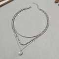Gold-plated crystal pendant wholesale fashionnew arrival necklace fashion street style butterfly sweater chain women's light luxury style clavicle chain