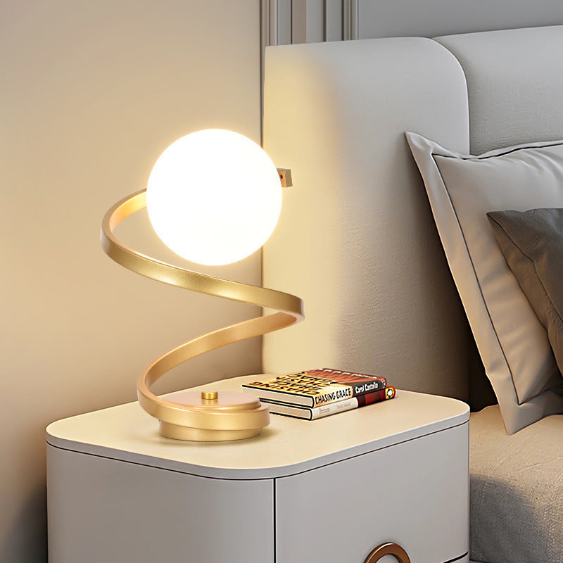 Table lamp night lamp dormitory eye protection desk lamp modern simple bedroom bedside table lamp creative warm atmosphere lamp