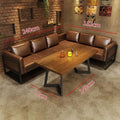Right l-shaped sofa combination (with table)