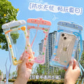 Airbag phone waterproof case - touchscreen compatible for swimming, floating, water parks, water fights, diving - waterproof phone pouch