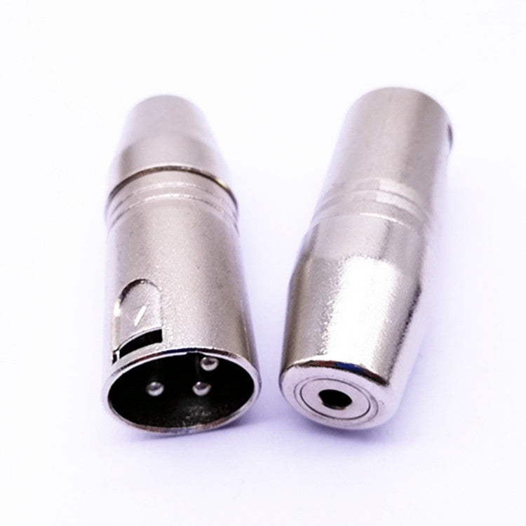 Mixer Camera Microphone 3.5MM Female Head to Three Core Balanced XLR Canon Male Audio Plug Adapter