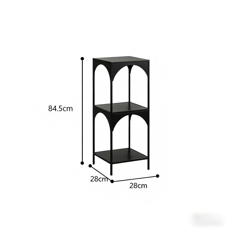 Creative bookshelf floor-standing storage rack all-in-one living room corner bookcase corner simple bedroom iron art sundries storage rack