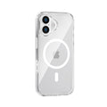 Suitable for iphone17pm transparent magsafe strong magnetic phone case apple non-yellowing acrylic mobile phone case