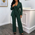 Autum new work clothing style long sleeves suit straight-leg pants vest three-piece set three-piece sets