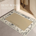 Entryway door mat: premium, customizable, low-maintenance, home-use, trendy, stain-resistant, thickened, non-slip doormat